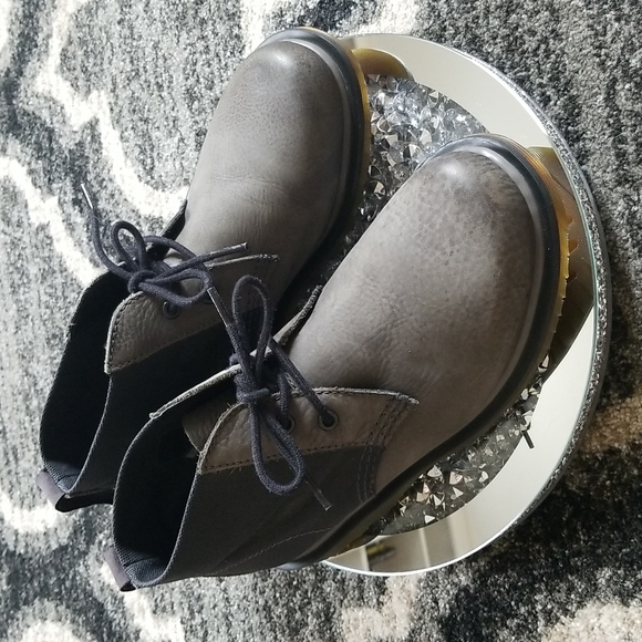 Dr. Martens Mens Wilson Chukka Boot Black and Grey - Picture 7 of 14